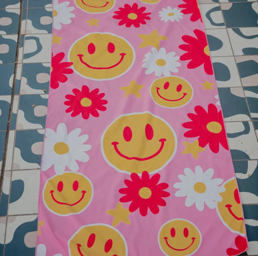 Happy Face Quick Dry Towel