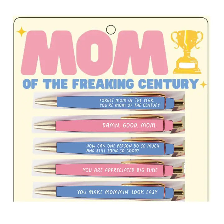 Mom of the Freaking Century Pen Set