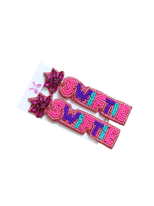 Pink Swiftie Earrings - Taylor Swift