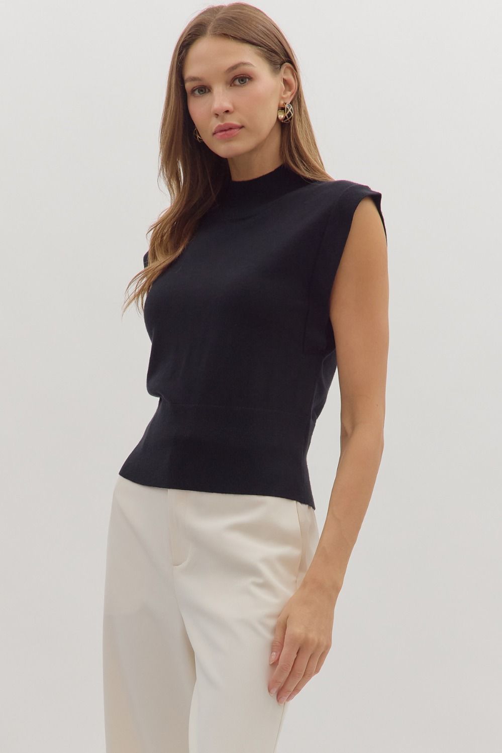 The Luxe Layer Mock Neck Knit