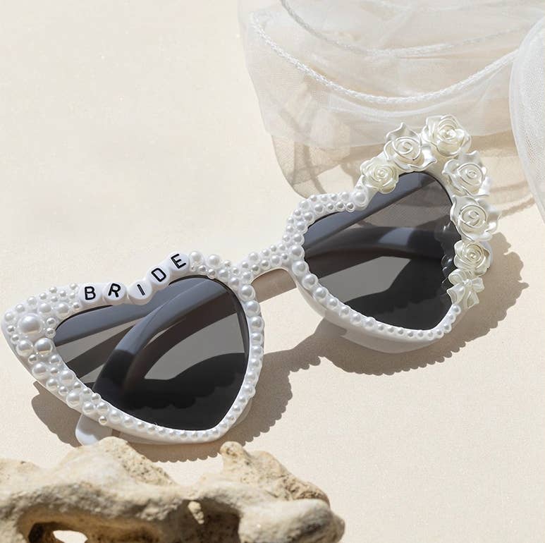 "Chloe" Bride Embellished Wedding Sunglasses