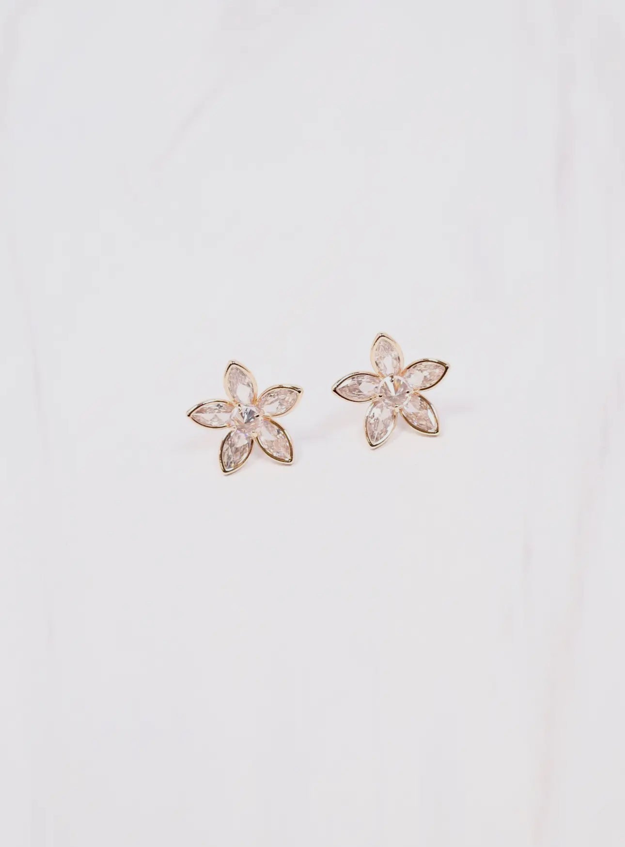 Croix Crystal Flower Earrings