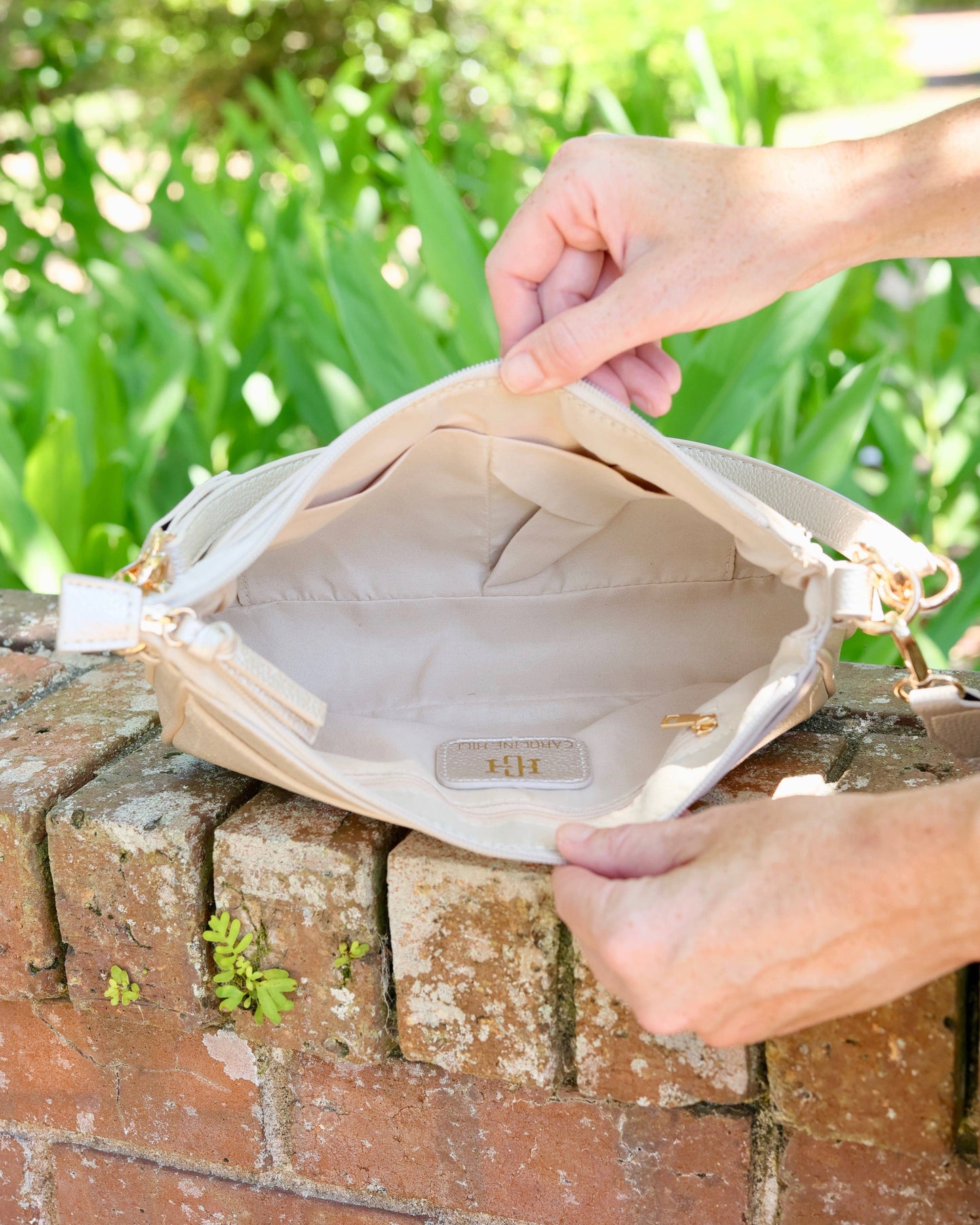 Paxton Crossbody with Pockets Tan PB