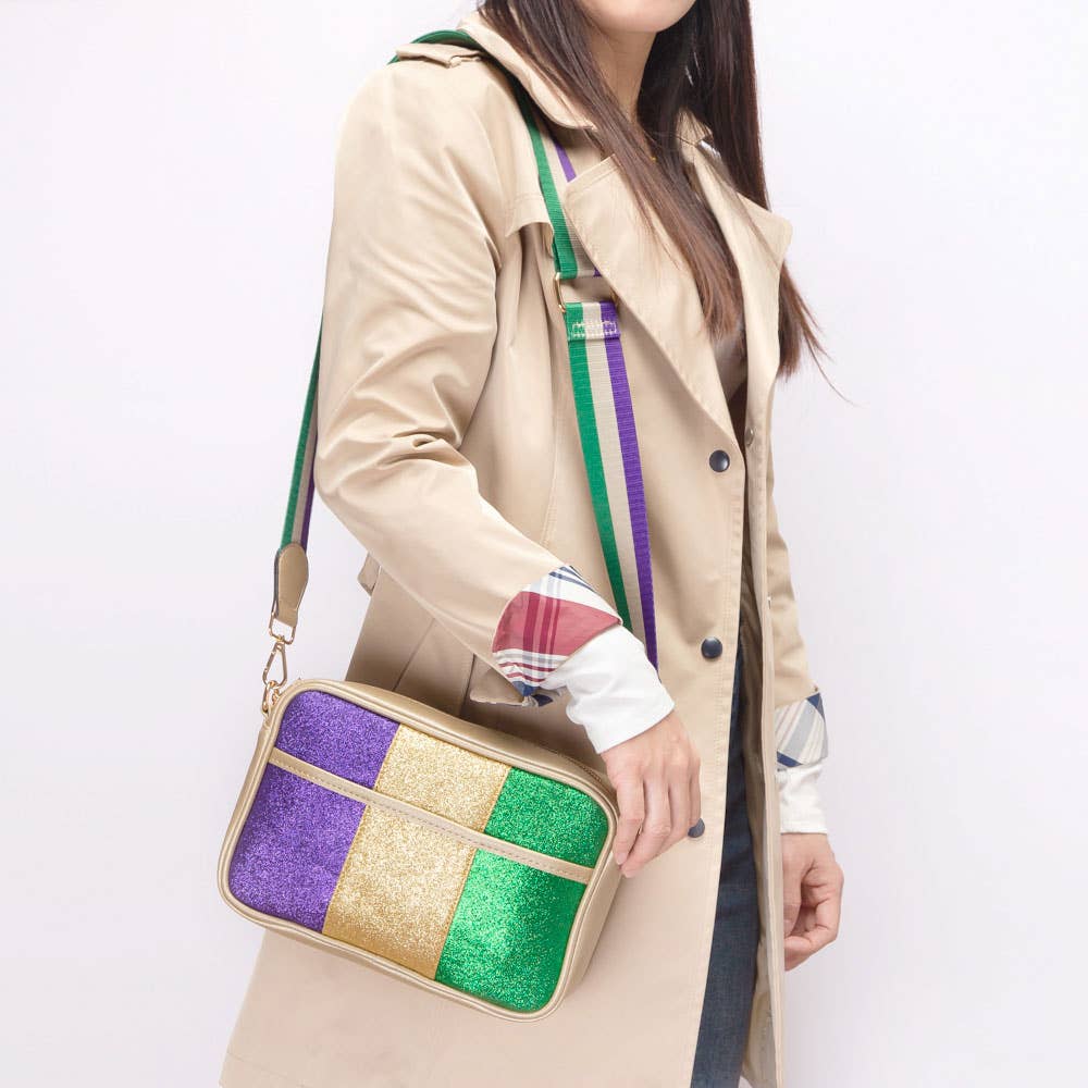 Mardi Gras Crossbody Bag