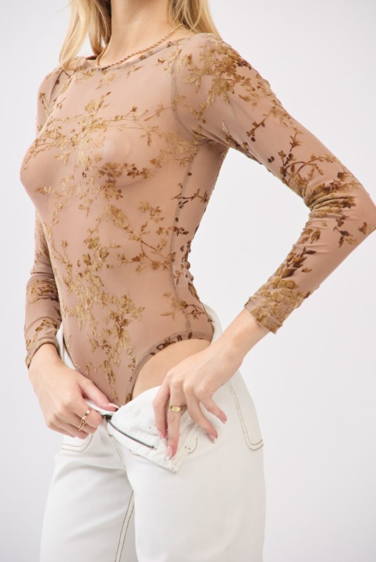 Golden Hour Mesh Bodysuit