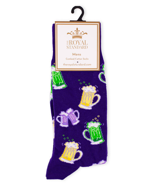 Men's Mardi Gras Cheers Socks