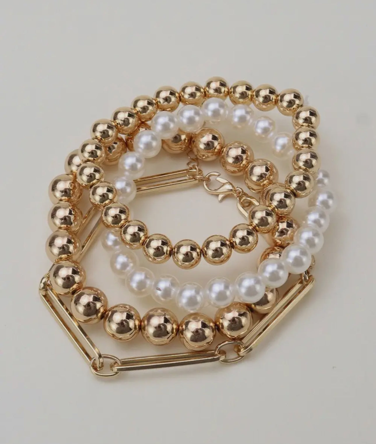 Pearl Bracelet Set