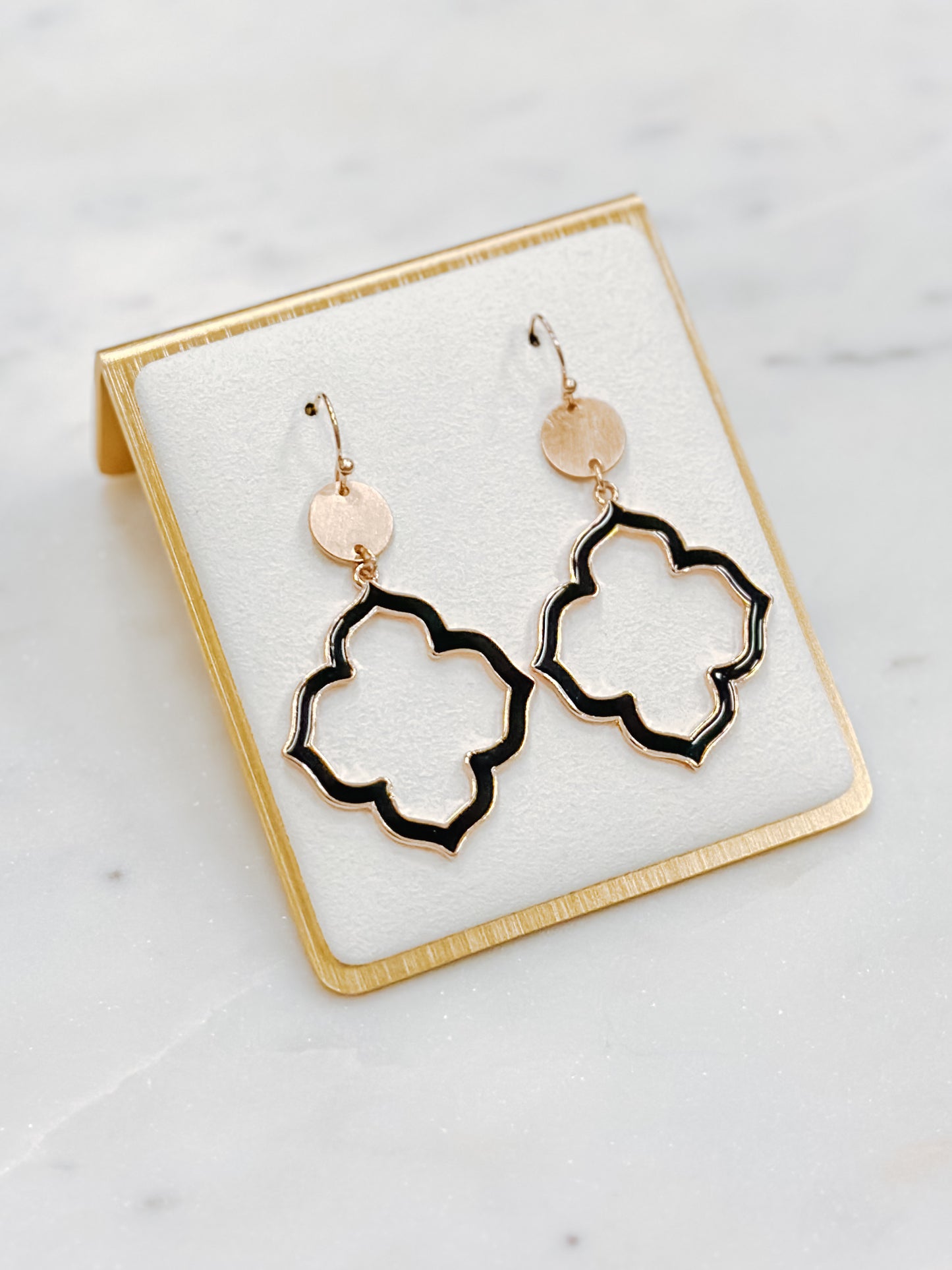 The Zoey Quatrefoil Earrings