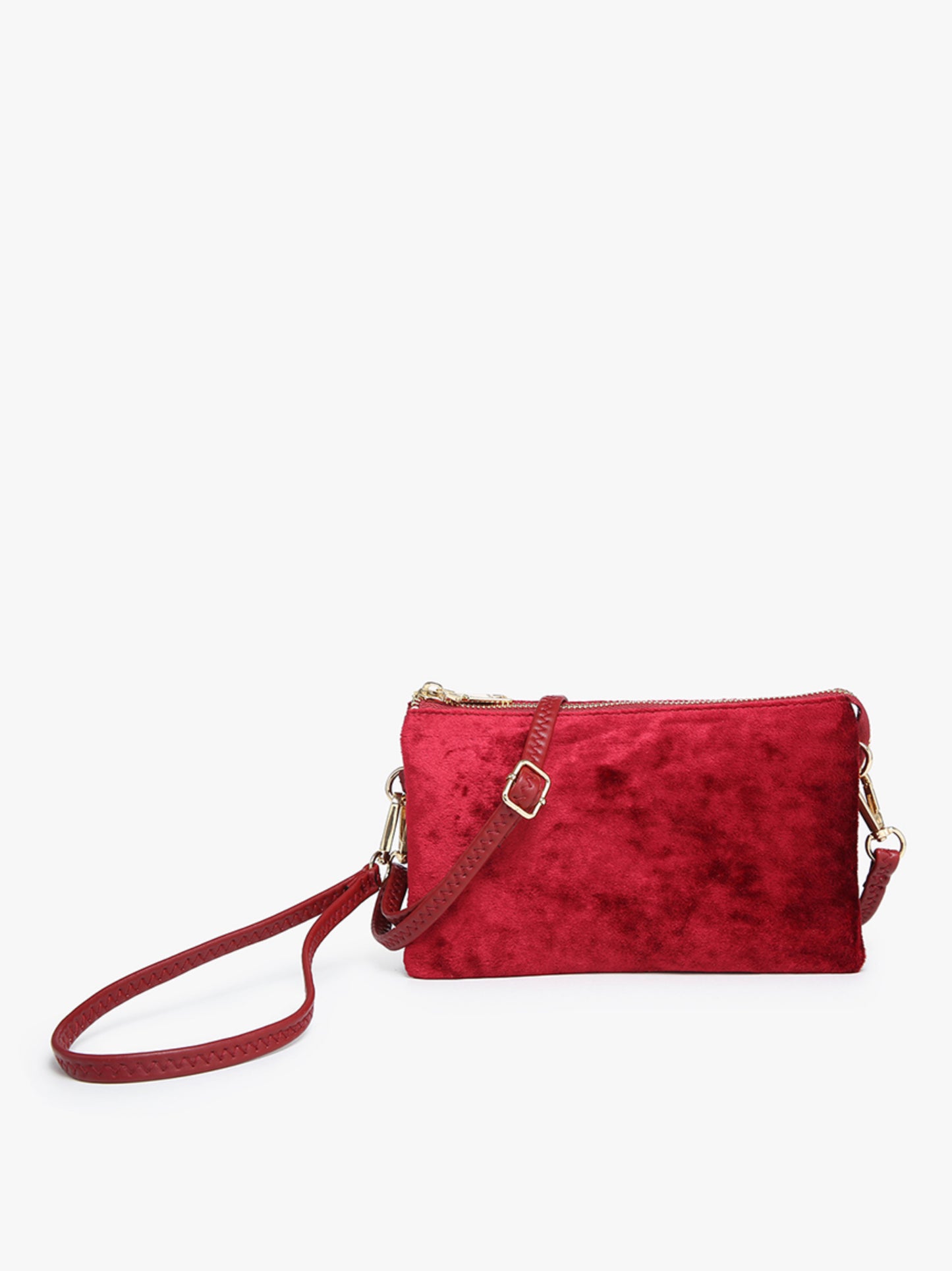 Riley Velvet Crossbody Wristlet