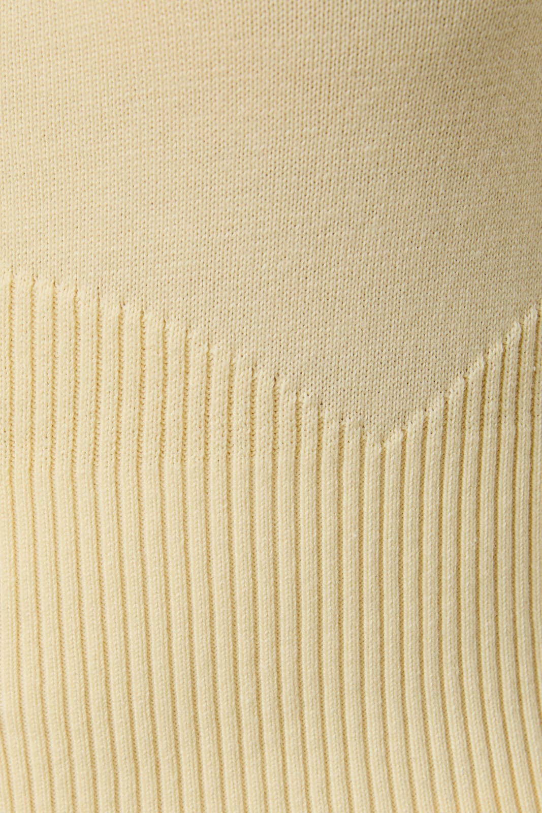 Soft Lemon Sleeveless Knit Top