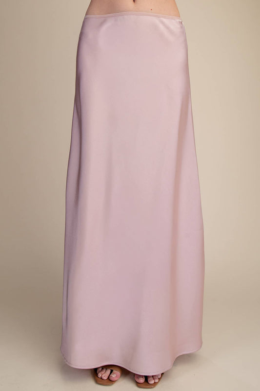 The Satin Grace Maxi Skirt