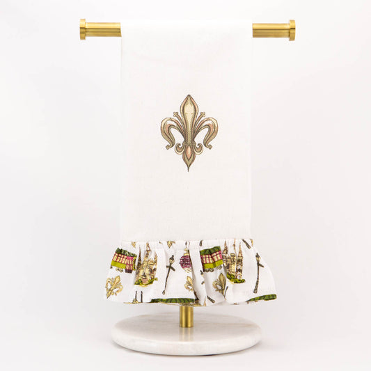 Fleur Ruffle Hand Towel