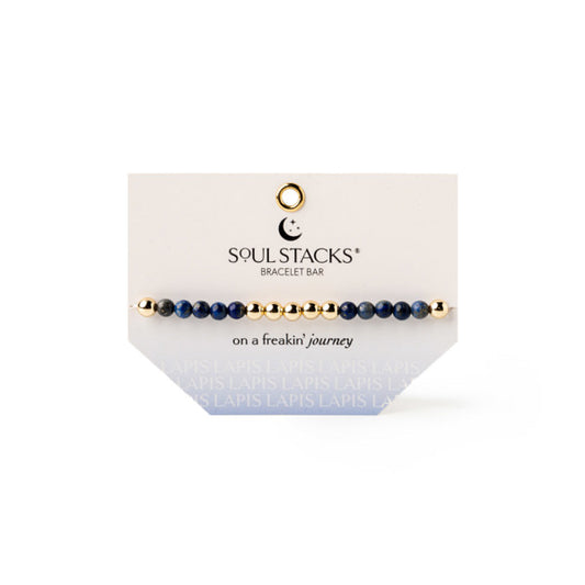 Soul Stacks Lapis Bracelet Bar Terra Stone Collection (BLUE)