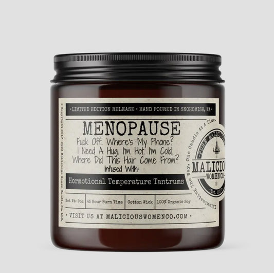 Menopause Candle - Rebel Rose