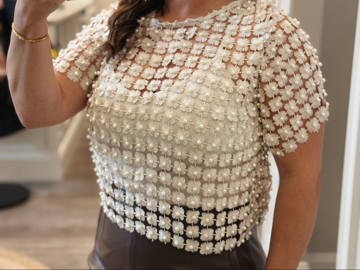 Pearl Blossom Top