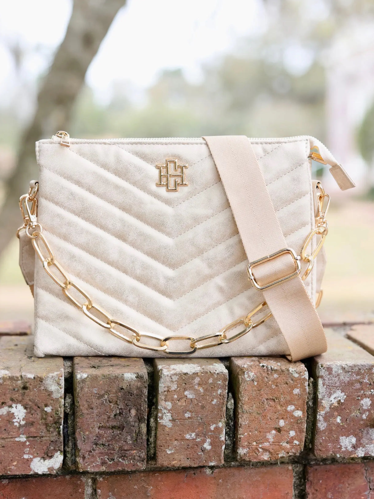 Ariana Crossbody Glimmer Champagne