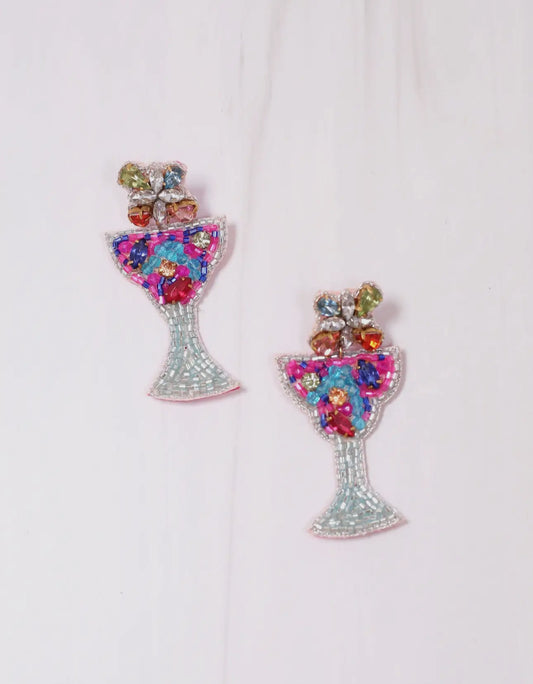 Happy Hour Glass Earrings