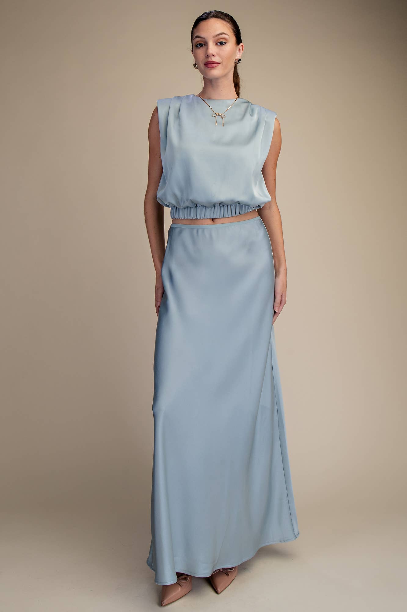 The Satin Grace Maxi Skirt