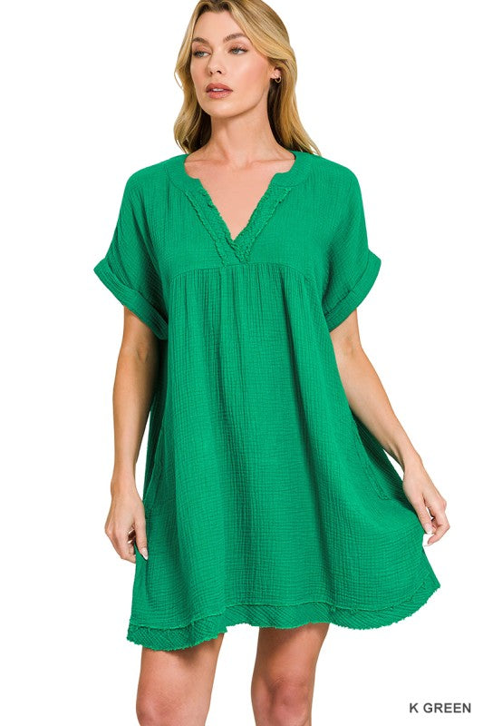 The Breezy Days Gauze Dress