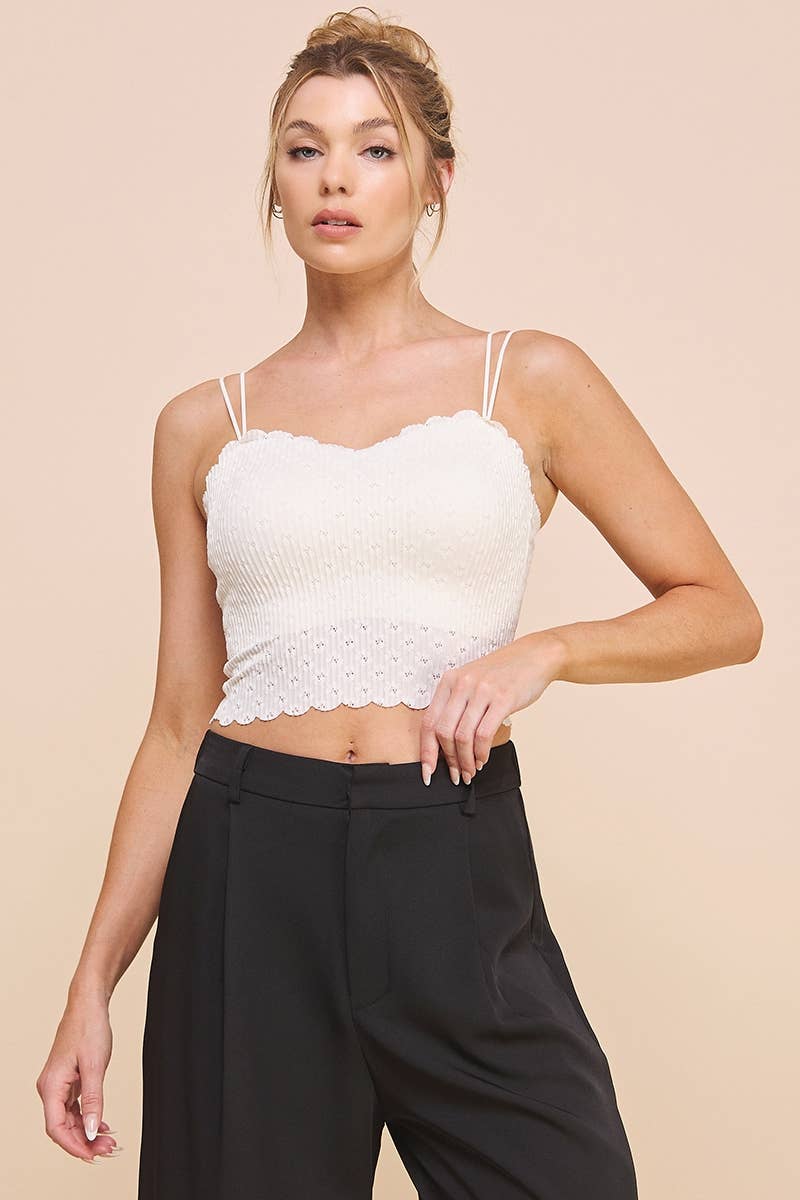 Scalloped Grace Lace Bralette