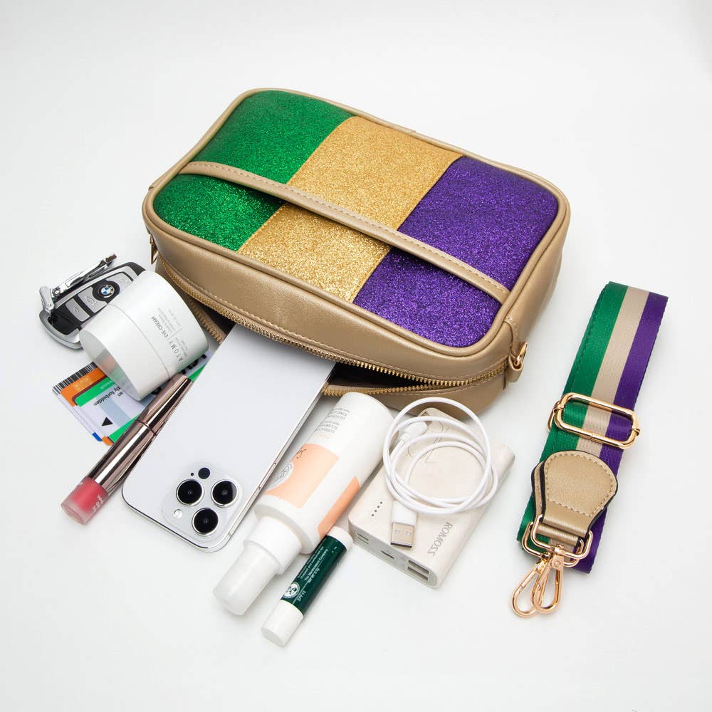 Mardi Gras Crossbody Bag