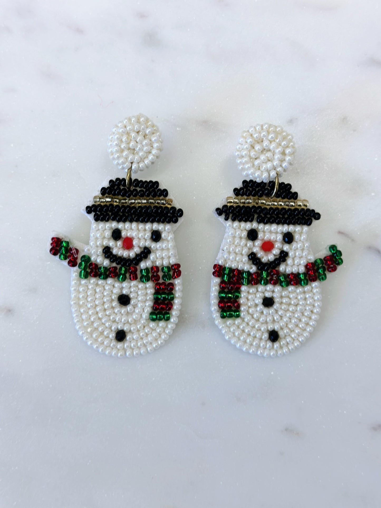 Snowman Earrings