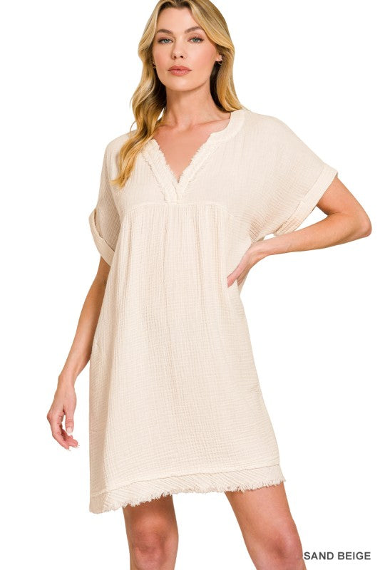 The Breezy Days Gauze Dress