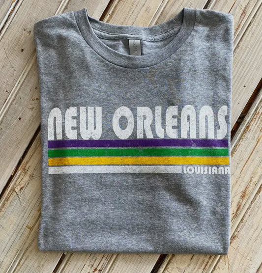 Unisex Mardi Gras NO Stripe Tee