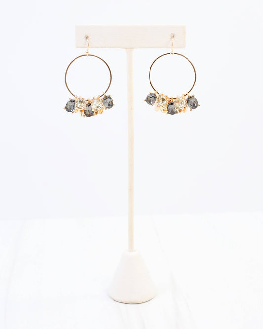 Carrolton Charm Earring Black Diamond