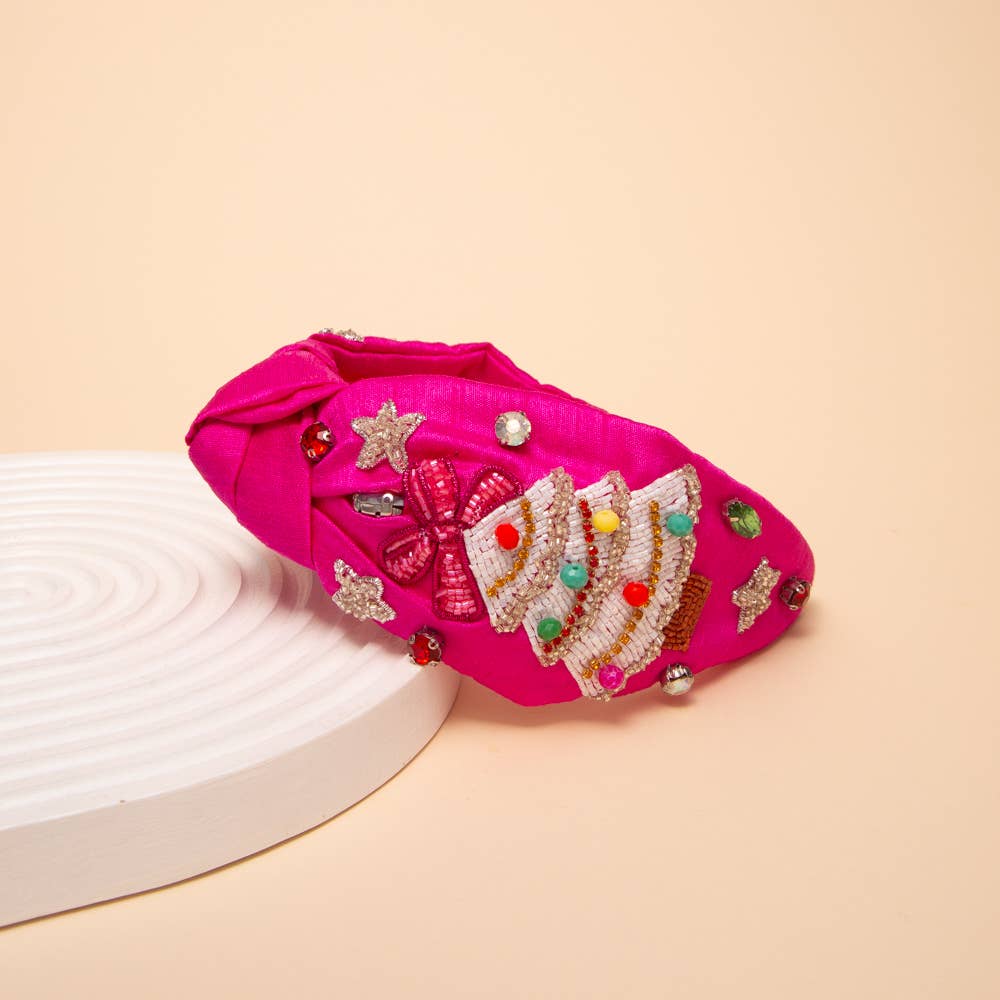 Pink Christmas Wonderland Headband