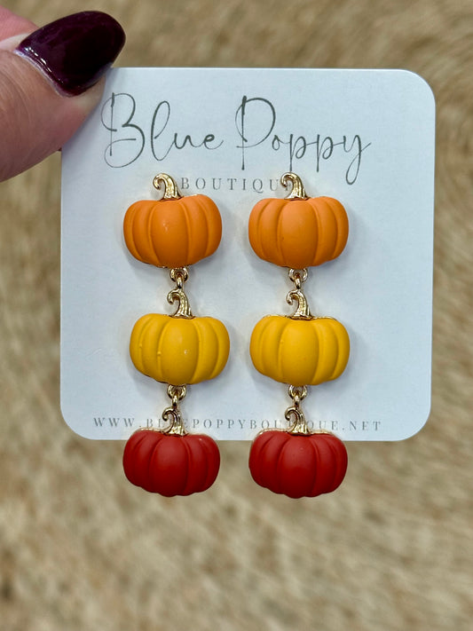 Pumpkin Drop Earrings