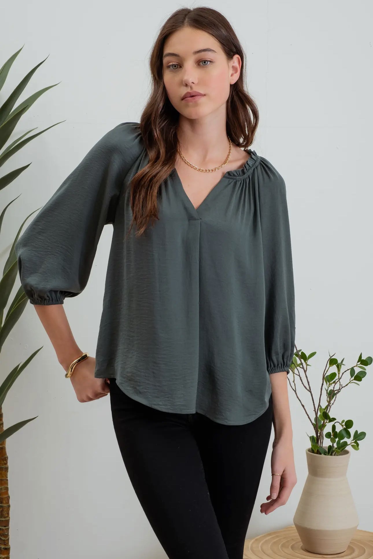 Willow V-Neck Blouse