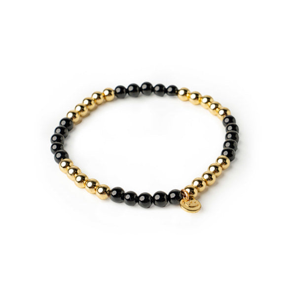 Soul Stacks Black Agate Bracelet Bar Terra Stone Collection