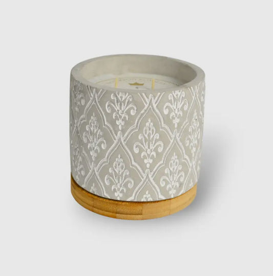 16 ounce Damask Stone Candle