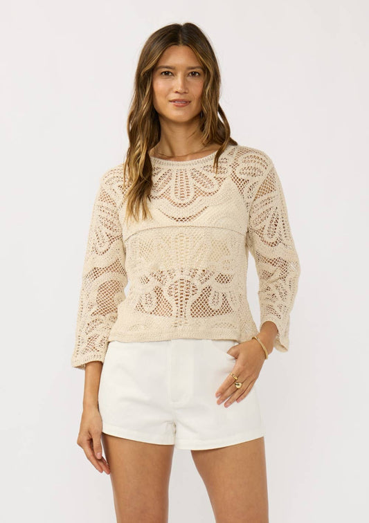 The Sandbar Crochet Top