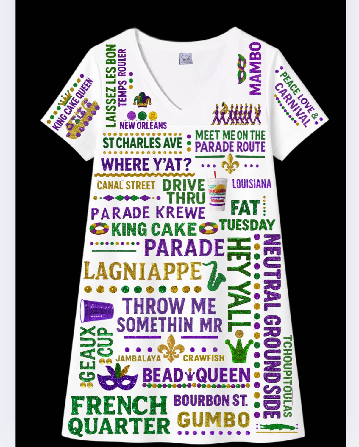 NOLA Parade Route Tee Dress