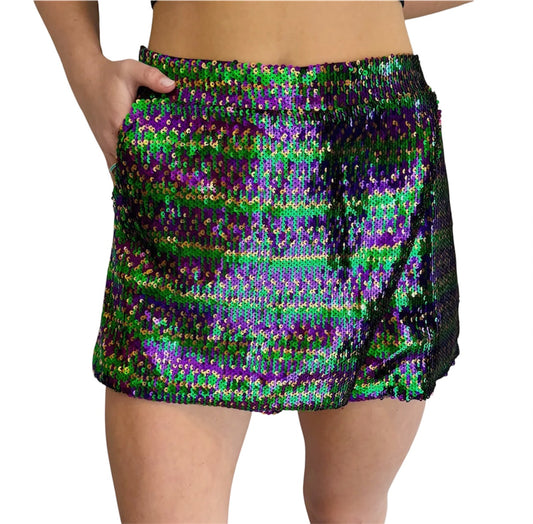 The Krewe Queen Sequin Skort