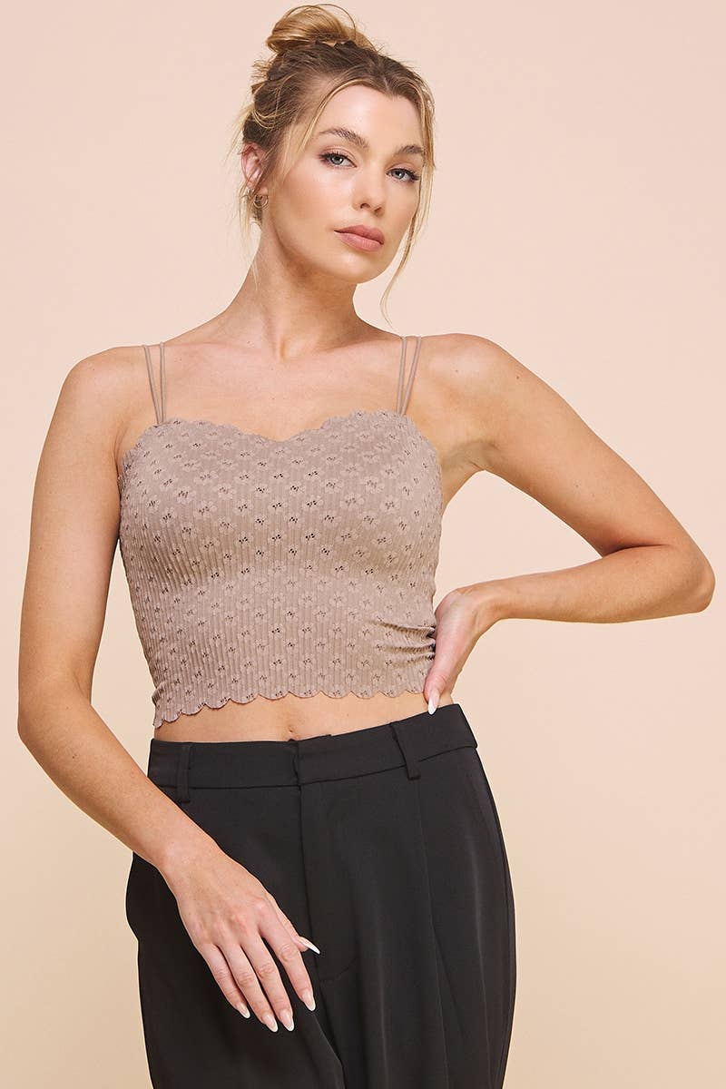 Scalloped Grace Lace Bralette