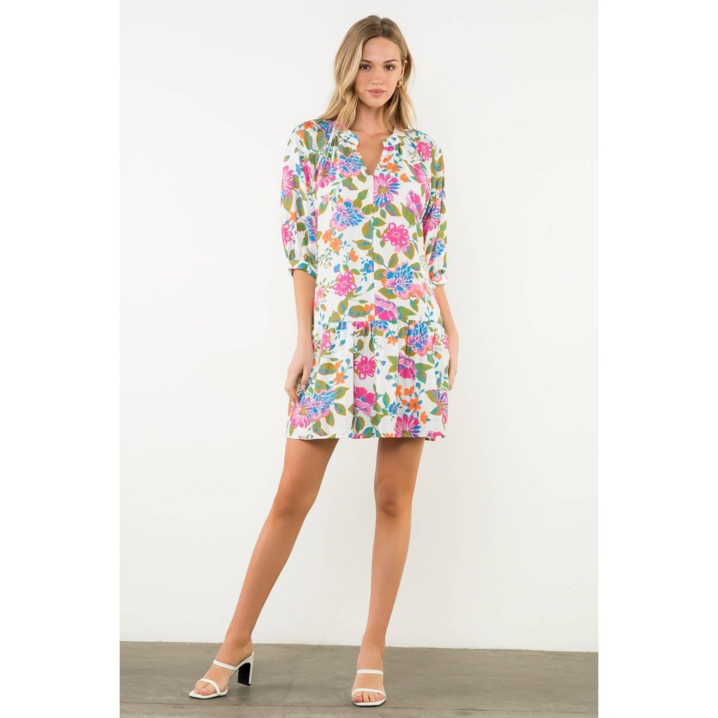 Confetti Bloom Floral Dress