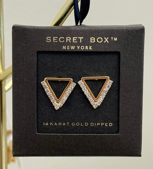 Triangle Stud Earrings