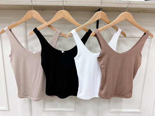 Scoop Neck Jersey Tank