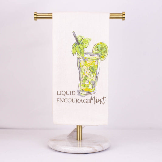 Liquid Encourage-mint Bar Towel