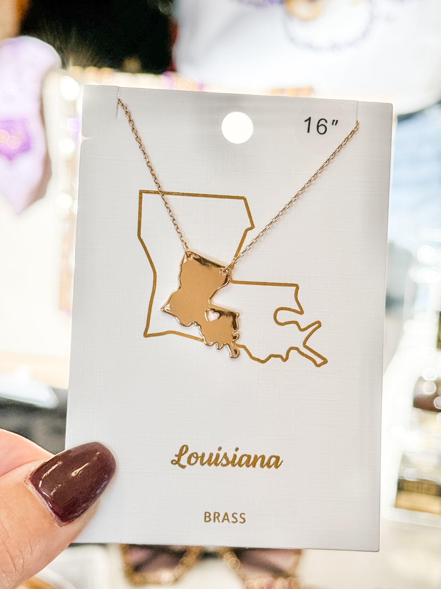 Louisiana Pendant Necklace