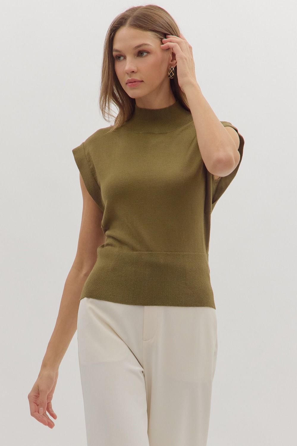 The Luxe Layer Mock Neck Knit