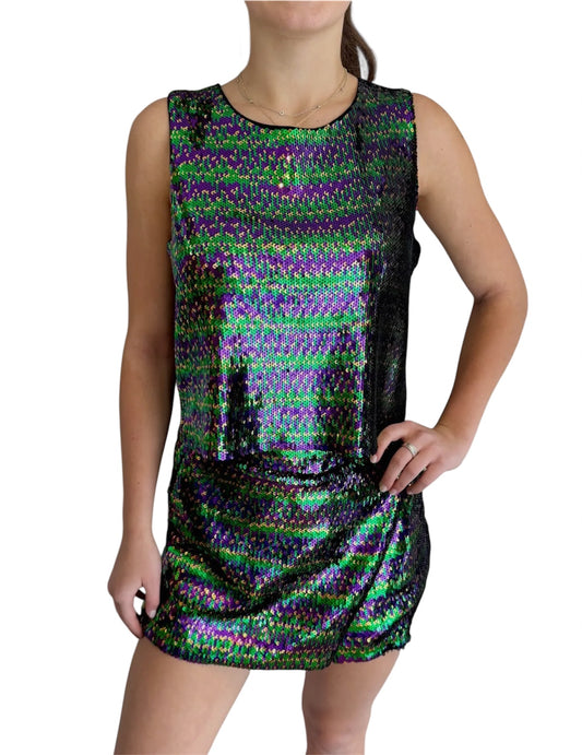 The Krewe Queen Sequin Tank