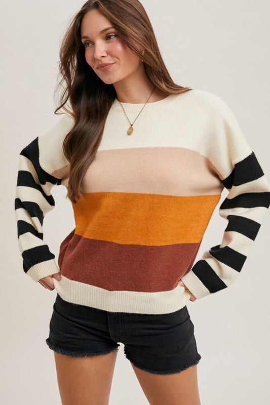 Colorblock Sweater