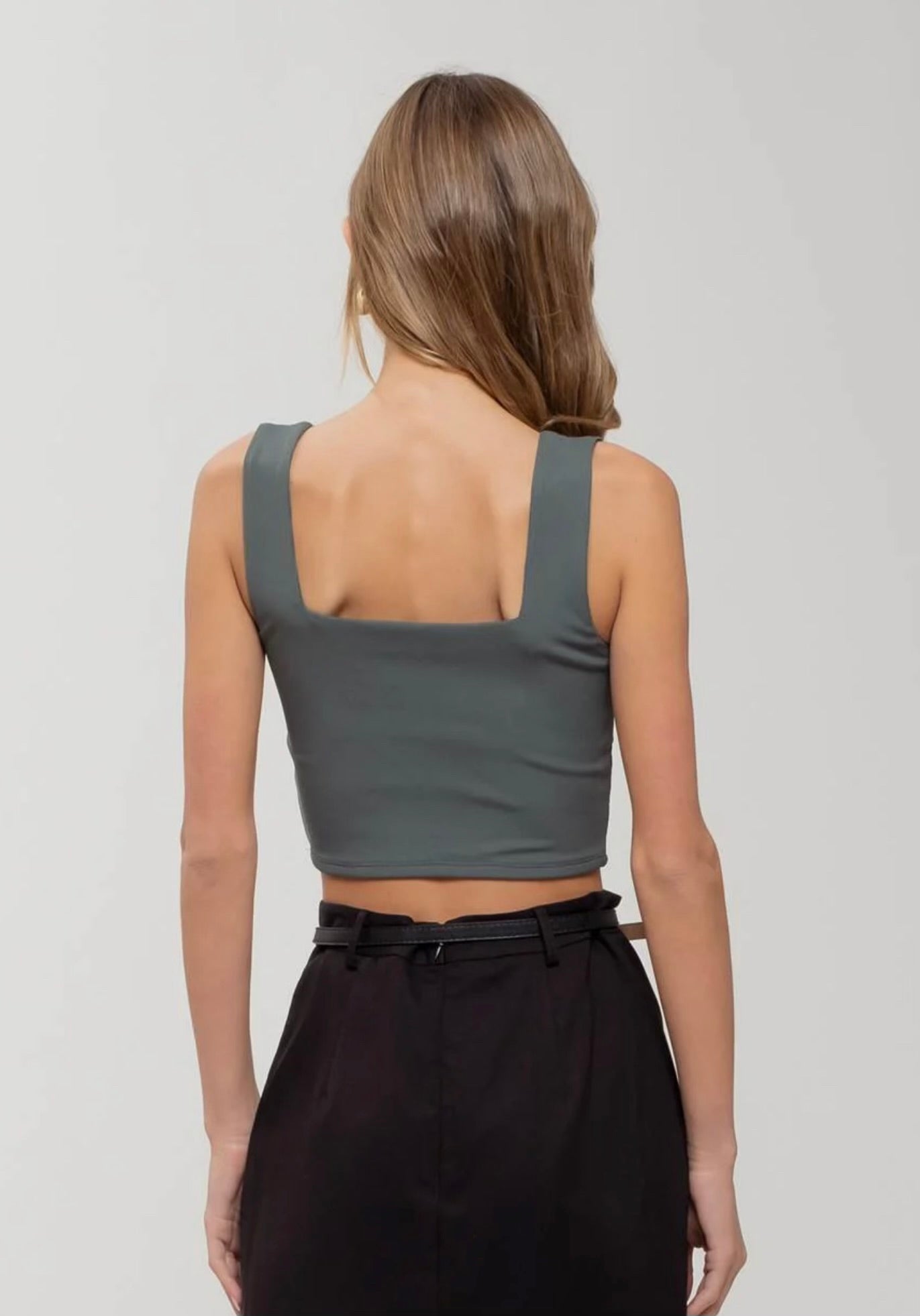 Reversible Cropped Tank