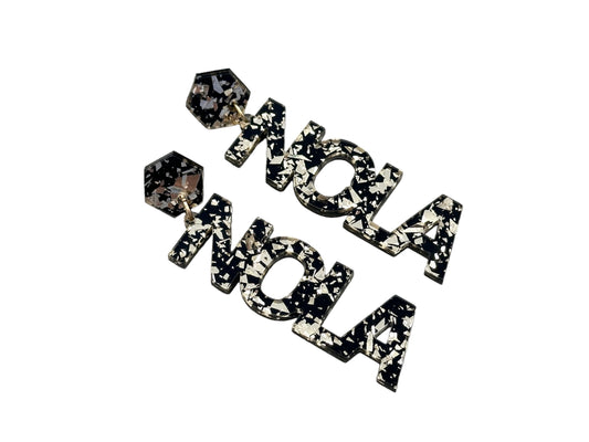 NOLA Acrylic Earrings