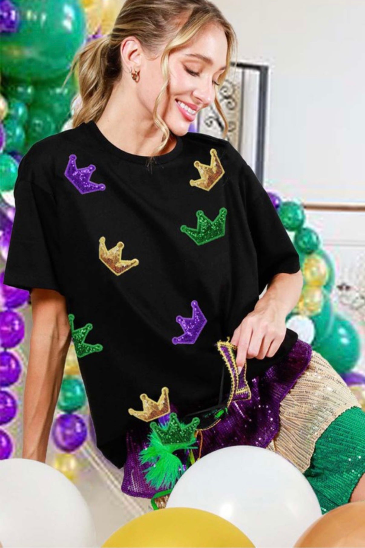 Mardi Gras Crown Shirt