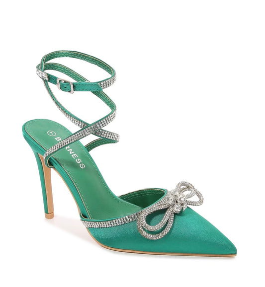 Paris Green Heels